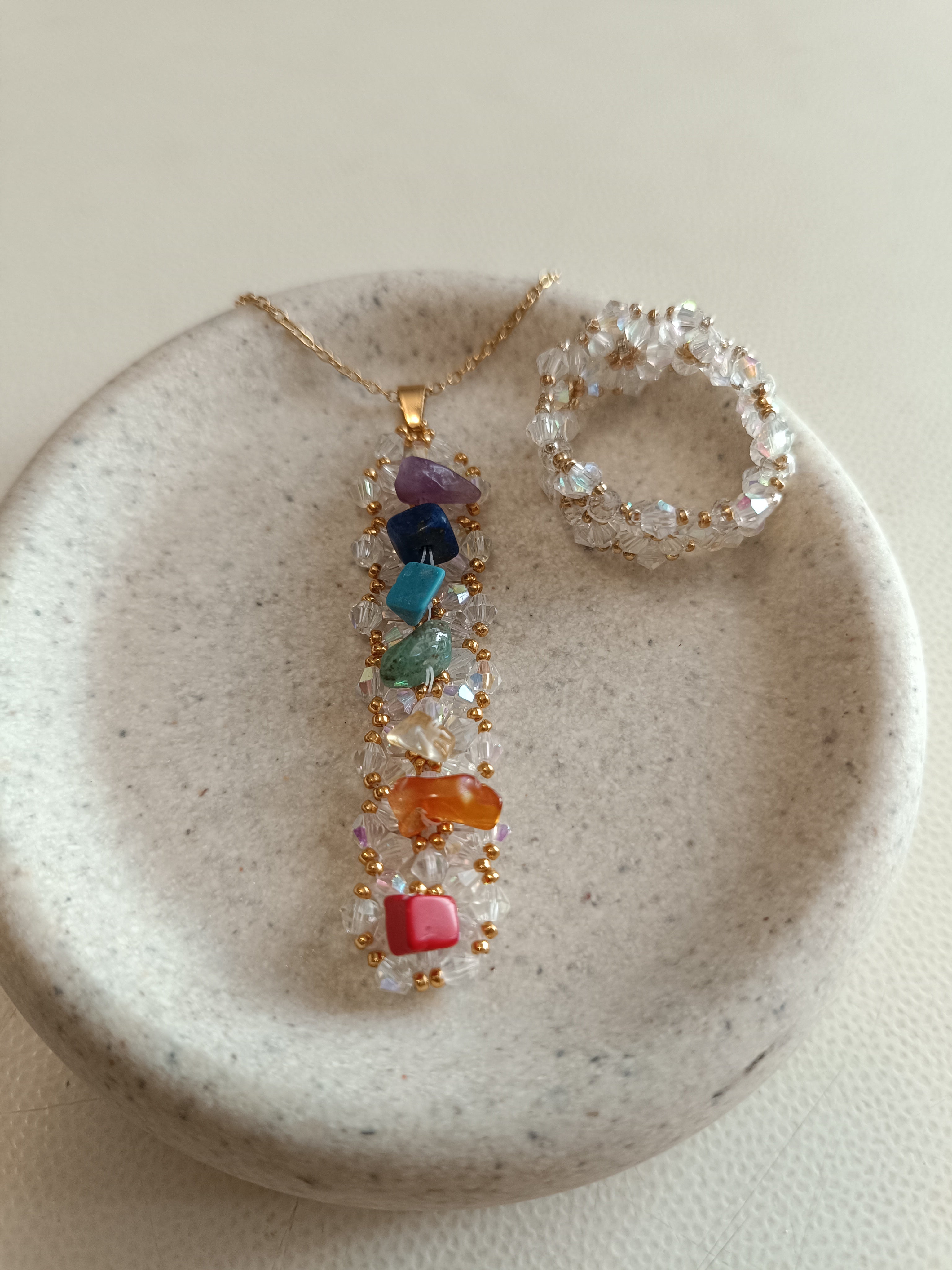 Anello Artigianale Fiore della Vita- Eleganza e Spiritualità