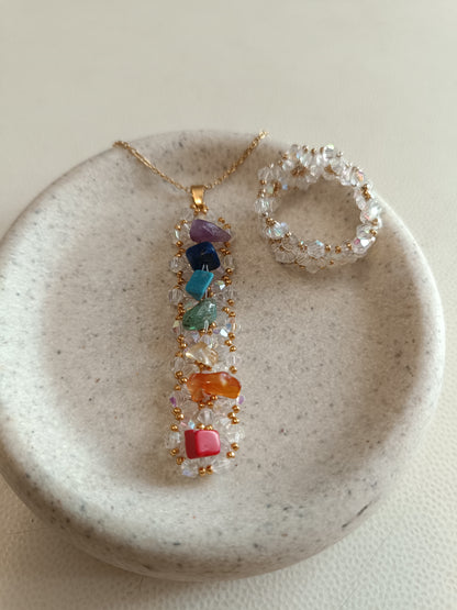 Anello Artigianale Fiore della Vita- Eleganza e Spiritualità