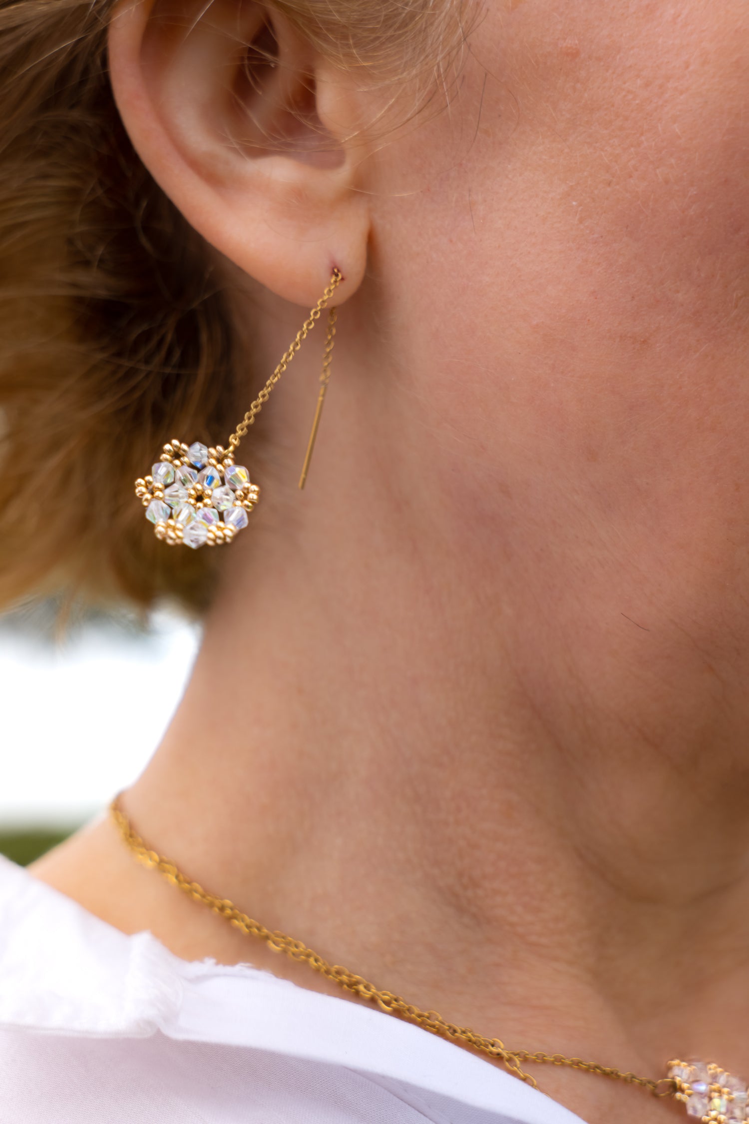 Set Di Orecchini E Collana Navajo, Perle Navajo, Ciondolo Naja Nativo Americano, Gioielli In Turchese Golden Hills - Italia - Foto 5